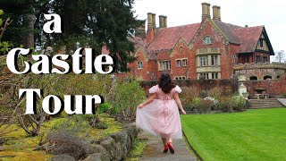 Come To a Castle With me  Exploring Thornewood Castle and pretending to be a princess [upl. by Kenimod39]