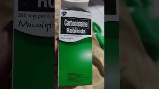 Robikids Carbocisteine for my baby cough [upl. by Enelhtak]