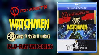 Watchmen Directors CutV for VendettaConstantine Bluray Unboxing  Epictastic Joshua [upl. by Templa]