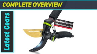 Mueller Soft Grip Garden Pruning Shears – The Best Pruners for Precision Cuts [upl. by Atekram]