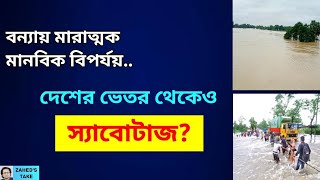 বন্যায় দেশের ভেতরেও স্যাবোটাজ Zaheds Take । জাহেদ উর রহমান । Zahed Ur Rahman [upl. by Euqinue347]