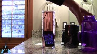 iPhone 4S Waterproof Torture Test with Liquipel Molecular Hydrophobic Coating [upl. by Maller]