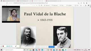 Contribution of Vidal De La Blache [upl. by Norvun276]