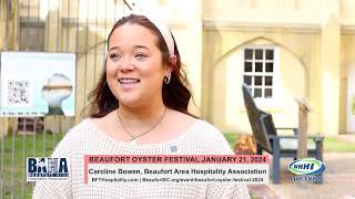 CAROLINA WOMEN  Caroline Bowen Beaufort Oyster Festival 2024  Hospitality Association  WHHITV [upl. by Nefets]