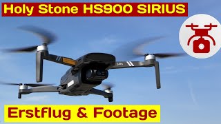 Holy Stone HS900 Sirius Flugtest Footage Ersteindruck 249g Drohne mit GPS 4k Kamera 3 Achs Gimbal 💯 [upl. by Loomis]