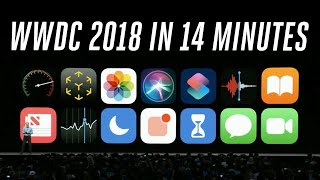 Apple WWDC 2018 keynote in 14 minutes [upl. by Airyk]