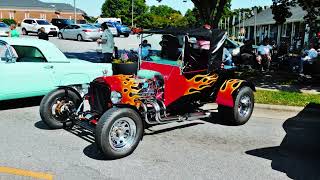 Part 1 of 2 Downtown Kernersville NC cruise in June 8 2024 Larry Helms Band [upl. by Wanfried]