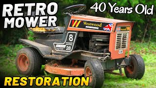 RETRO 40 YEAR OLD BRITISH MOWER RESTORATION [upl. by Gurolinick]