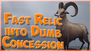 Fastest Relic into Dumbest Concession  Goat clan in 3v3  Northgard [upl. by Kulseth]