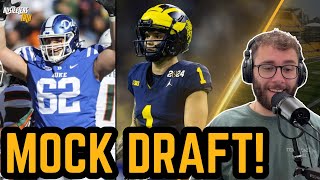 Steelers Mock Draft Double Dipping at WR CB [upl. by Childers397]