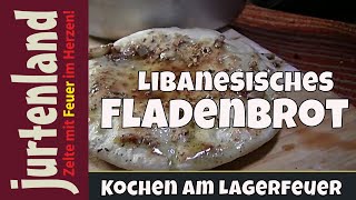 Kochen am Lagerfeuer Fladenbrot  Jurtenland [upl. by Hance]