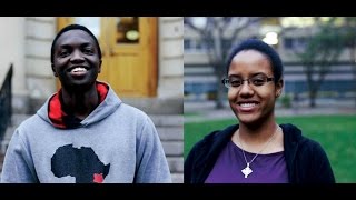 University of Alberta students Leshan from Kenya amp Bina from Tanzania [upl. by Ecitsuj756]