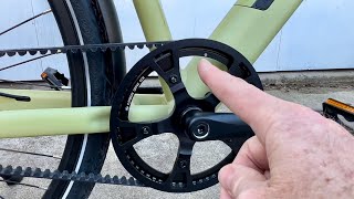 How to find the size of the sprockets on a belt drive bicycle￼ [upl. by Danzig]