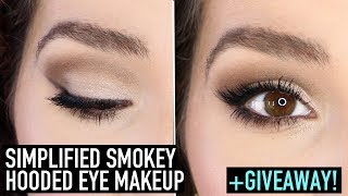 Wearable Smokey Eye Makeup for Hooded Eyes [upl. by Elah]