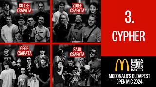 3 EPIZÓD  CYPHER  McDonalds Budapest Open Mic 2024 [upl. by Aleihs]