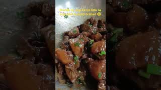 Get ready the rice beef braised brisket is cook😅😋shortvideo beefchineserecipeyummy beefrecipe [upl. by Lime]