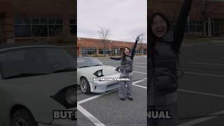 TEACHING MY SIS HOW TO DRIVE HER MIATA manual namiata stickshift [upl. by Wit616]