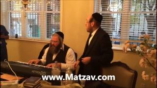 Meir Adler Playing and Arele Samet Singing for a Choleh [upl. by Akirahs]