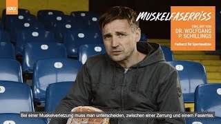 Muskelfaserriss erkennen und behandeln  Sportverletzungen erklärt von Dr Wolfgang Schillings [upl. by Aicineohp332]