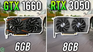 GTX 1660 vs RTX 3050 8GB  Should You Upgrade [upl. by Enyaht]