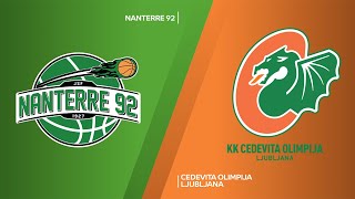 Nanterre 92  Cedevita Olimpija Ljubljana Highlights  7DAYS EuroCup RS Round 1 [upl. by Stig895]