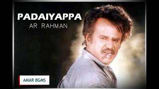 Padaiyappa Bgm  Engagement Bgm  Rajinikanth  AR Rahman [upl. by Ydac]