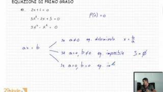 Videolezione matematica Equazioni algebriche  Lezioni di matematica online di 29elodeit [upl. by Eiroj]