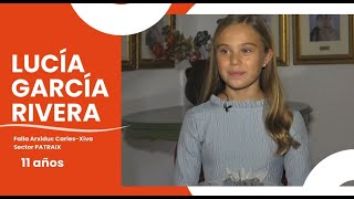 Candidatas a Fallera Mayor Infantil de Valencia 2025 Lucía García Rivera [upl. by Zoba]