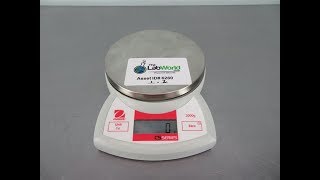 Ohaus CS 2000 Portable Balance [upl. by Oiramad864]