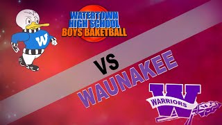 Watertown High Boys Varsity Basketball vs Waunakee [upl. by Cornie420]