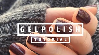 Gelpolish  semi permanente nagellak  tutorial by Florence Beauty and Nails [upl. by Ltney444]