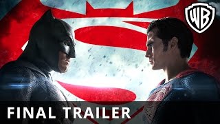 Batman v Superman Dawn Of Justice – Final Trailer  Official Warner Bros UK [upl. by Airenahs]