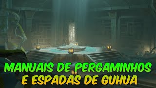 Manuais de Pergaminhos e Espadas de Guhua  Genshin Impact 44 [upl. by Hanford]