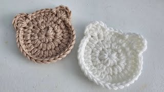 🔴Como hacer POSAVASOS a Crochet🐻  Teddy bear  Crochetips [upl. by Brink]