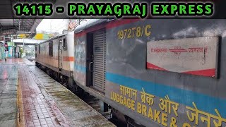 14115  PRAYAGRAJ EXPRESS  INDORE TO LALITPUR  TRAIN JOURNEY [upl. by Suellen153]