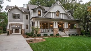 Our First New Construction Craftsman Home Built  1219 Rembrandt Circle Charlotte Nc 28211 [upl. by Ezeerb]