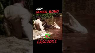 James Bond Crocodile Farm Escape  James Bond vs Crocodile shorts viral [upl. by Matthieu402]