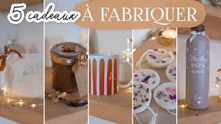 5 cadeaux de noël à fabriquer  DIY [upl. by Otsirave]