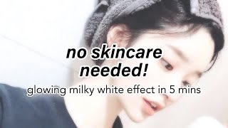 NO SKINCARE NEEDED ⚘ 🙶instant glowy white skin by listening to this🙸 [upl. by Ttiwed]