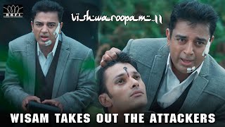 Wisam Takes out the Attackers  Vishwaroopam 2  Hindi  Kamal Hassan  Andrea Jeremiah  RKFI [upl. by Inavoy98]