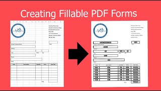 Creating Fillable PDF Forms in Acrobat Pro DC [upl. by Alue]