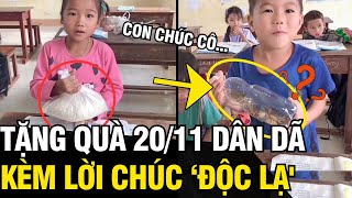 Học sinh vùng cao TẶNG QUÀ 2011 khiến dân mạng CƯỜI RA NƯỚC MẮT vì độ độc lạ  Tin Ngắn 3 Phút [upl. by Berkman]