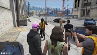 Cypress Sanitation Crew Confronts Suspicious Aura Man  NoPixel 40  GTA RP [upl. by Tima]