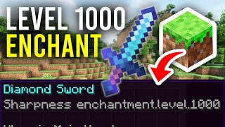 How To Get Level 1000 Enchantments In Minecraft  Full Guide [upl. by Weinstein]