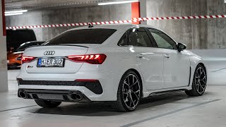 2023 AUDI RS3 Exterior Interior Soundcheck and Drive in detail [upl. by Ahsaz489]