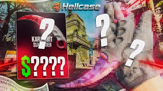 I MANAGED TO WIN A HIDDEN AND EXPENSIVE KARAMBIT IN HELLCASE  Hellcase Case Opening [upl. by Acinomal]