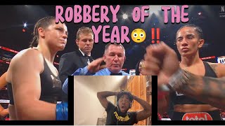 AMANDA SERRANO WAS ROBBED‼️🤬ROBBERY OF THE YEAR‼️ [upl. by Eerbua]