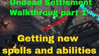 Dark Souls 3 100 complete walkthrough Undead Settlement Part 1 How to find Loretta for greirat [upl. by Kirby870]