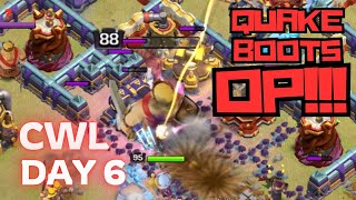 Zap Root Riders are the best Strategy in Clan War League in Clash of Clans💥 [upl. by Laynad]