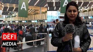 Cyclone Berguitta  plusieurs vols reprogrammés à l’aéroport SSR [upl. by Netloc811]